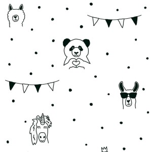 Papeldecor|Wallpaper children's wallpaper watercolor chicks|Wallpaper