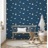 Papeldecor|Papier Peint pour enfants ciel bleu étoilé|Papier Peint