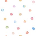 Papeldecor|Papier Peint enfant points d'aquarelle couleurs|Papier Peint