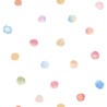 Papeldecor|Tapete Kinder mit Aquarell-Farbpunkten|Tapeten