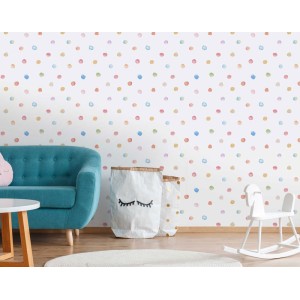 As Creation|Wallpaper children's wallpaper with forest flowers and animals|Children's 2