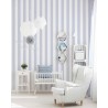 Papeldecor|Children's wallpaper with gray and white stripes|Wallpaper