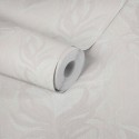 Papeldecor|Papier peint plumes vintage blanc crème beige clair|Papier Peint