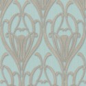 Papeldecor|Papier peint vert menthe motif Art déco effet texturé|Papier Peint