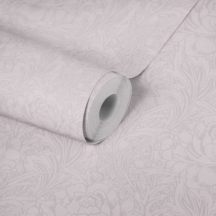Papeldecor|Papel pintado floral rosa estilo Art Nouveau|Papel Pintado