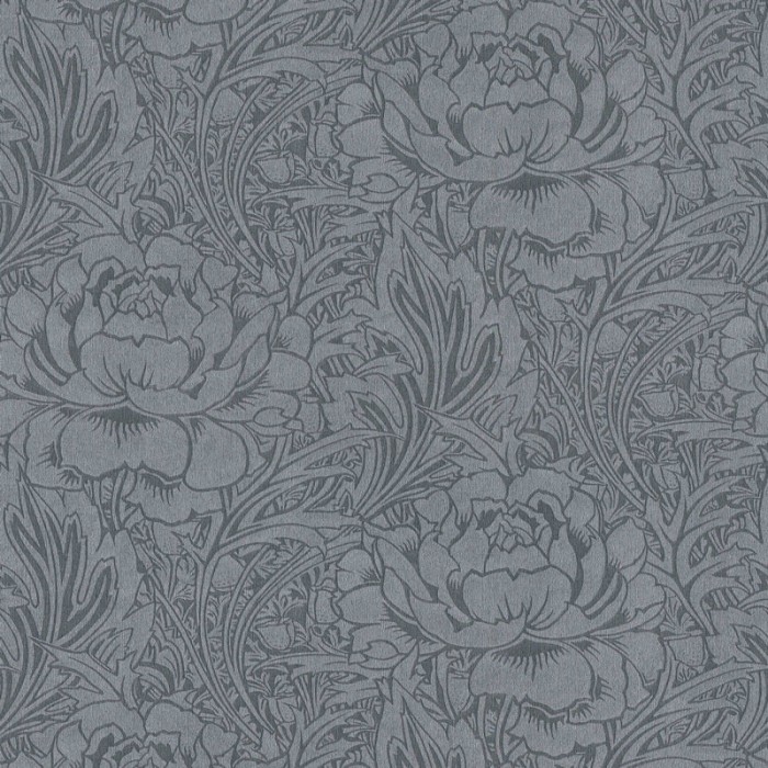 Papeldecor|Papel pintado floral gris diseño elegante Art Nouveau|Papel Pintado
