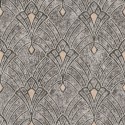 Papeldecor|Wallpaper Art Deco black gloss textured|Wallpaper