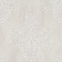 Papeldecor|Papier peint damassé lustres et perles couleur champagne|Papier Peint
