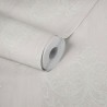 Papeldecor|Papier peint damassé lustres et perles couleur champagne|Papier Peint