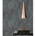 Papeldecor|Papier peint plâtre effet fissuré noir|Papier Peint