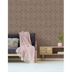 Caselio|Wallpaper with brown jute effect|Wallpaper 2