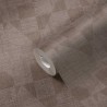 Papeldecor|Papel pintado diseño geométrico marrón efecto rayado|Papel Pintado