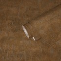 Papeldecor|Rust-coloured textured wallpaper with metallic details|Wallpaper