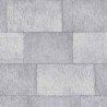 Papeldecor|Papier peint imitation blocs de maçonnerie gris avec finition brillante|Papier Peint