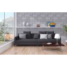 Papeldecor|Papier peint imitation blocs de maçonnerie gris avec finition brillante|Papier Peint