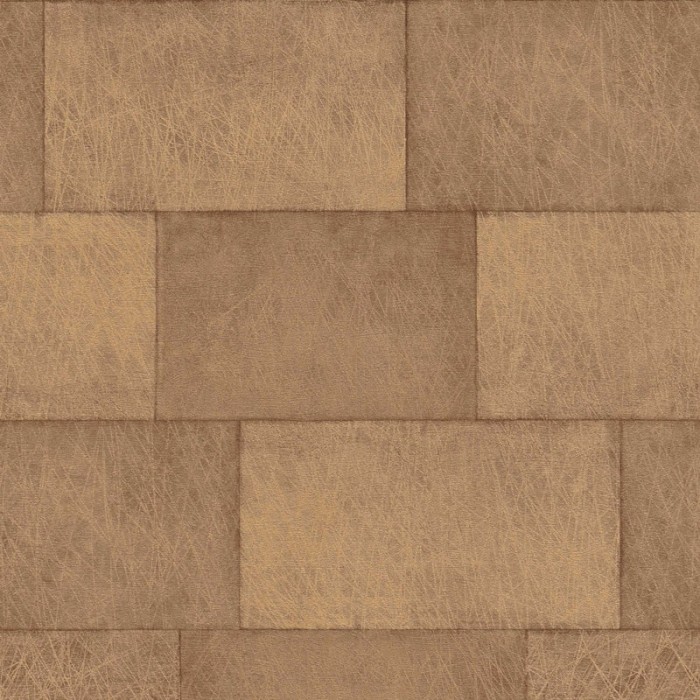 Papeldecor|Papel pintado bloques hormigón marrón|Papel Pintado