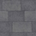Papeldecor|Papel pintado imitación bloques mampostería gris oscuro con brillo|Papel Pintado