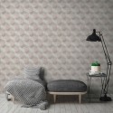 Papeldecor|Geometrische Tapete im skandinavischen Design in Beige und Braun|Tapeten