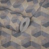 Papeldecor|Wallpaper geometric yellow brown and black|Wallpaper