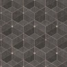 Papeldecor|Modern wallpaper geometric shapes with metallic details|Wallpaper