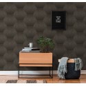 Papeldecor|Wallpaper retro Art Deco style brown and black|Wallpaper