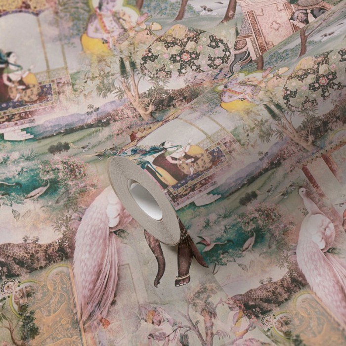 As Creation|Wallpaper Hindu style with a vintage touch|Wallpaper