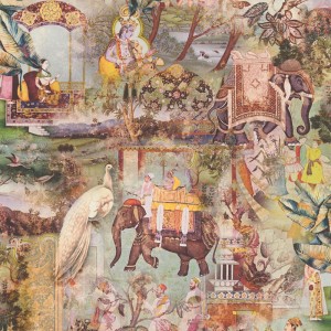 As Creation|Papier Peint motifs hindous avec une touche vintage|Papier Peint