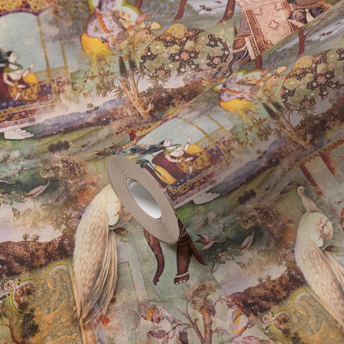 As Creation|Tapete im Vintage-Hindu-Design|Tapeten
