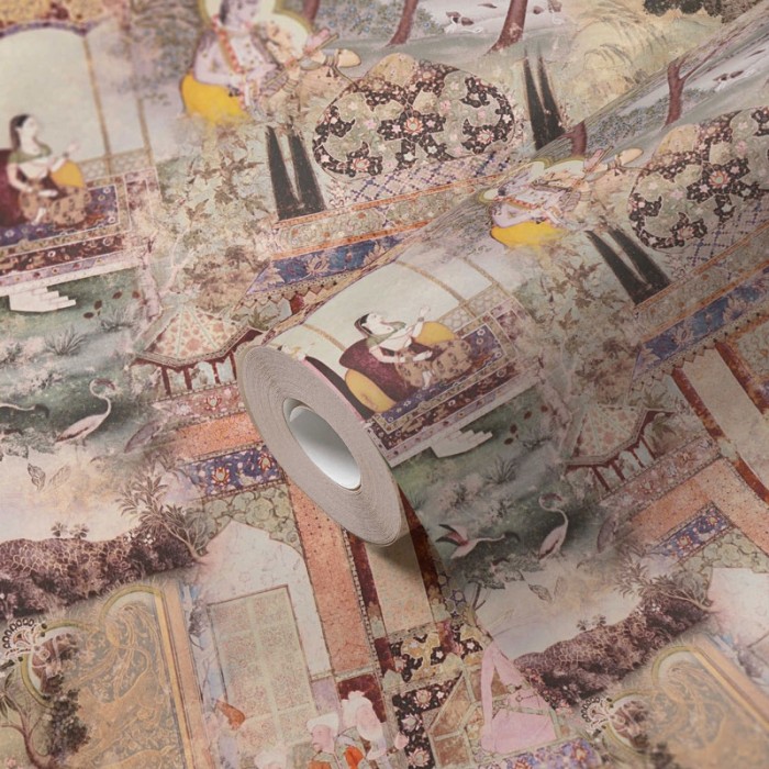 As Creation|Tapete im indischen Stil beige-braun|Tapeten