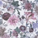 As Creation|Wallpaper with pink and violet floral print|Wallpaper