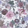 As Creation|Wallpaper with pink and violet floral print|Wallpaper