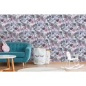 As Creation|Wallpaper with pink and violet floral print|Wallpaper