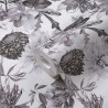 As Creation|Papier Peint floral avec motif de fleurs en noir et blanc|Papier Peint