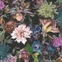As Creation|Wallpaper floral with black background|Wallpaper