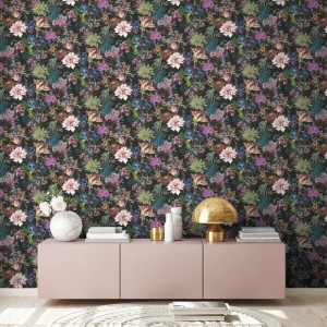 Casamance|Wallpaper linen taupe brown|Wallpaper 2