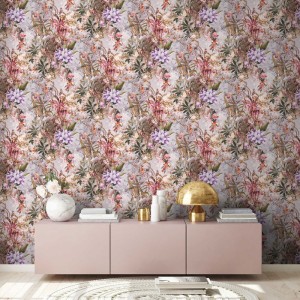 As Creation|Papier Peint imprimé floral tons violets|Papier Peint 2