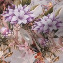 As Creation|Wallpaper exotic flowers green and purple|Wallpaper