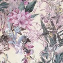 As Creation|Papier Peint imprimé floral joyeux tons roses et verts|Papier Peint