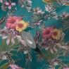 As Creation|Wallpaper turquoise green floral with tropical birds|Wallpaper