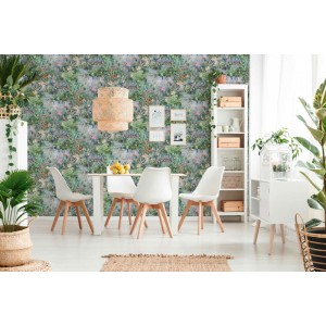 Elitis|High-end wallpaper with natural silk effect in sand and pink tones|Wallpaper 2
