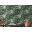 As Creation|Wallpaper jungle green palm trees colonial style|Wallpaper