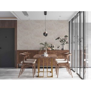 Caselio|Aqua green jute wallpaper|Wallpaper 2