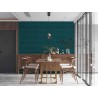 As Creation|Wallpaper geometric metallic petrol blue|Wallpaper