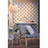 As Creation|Wallpaper 3D gray and metallic gold retro style|Retro