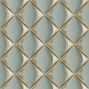 As Creation|Red retro-style geometric wallpaper|Retro