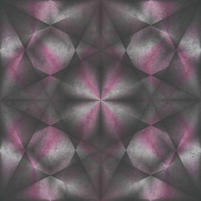 As Creation|Papel Pintado psicodélico gris y morado|Papel Pintado