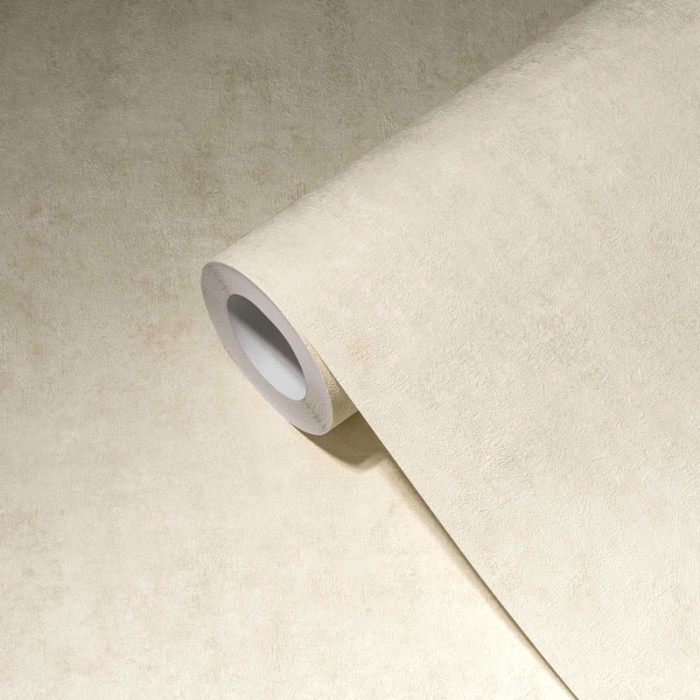 As Creation|Tapete texturiert in Beige-Elfenbein|Tapeten