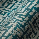 As Creation|Papier Peint labyrinthe ethnique en relief vert et beige|Papier Peint