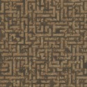 As Creation|Tapete im ethnischen Stil in Braun und metallischem Gold|Tapeten