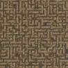 As Creation|Tapete im ethnischen Stil in Braun und metallischem Gold|Tapeten